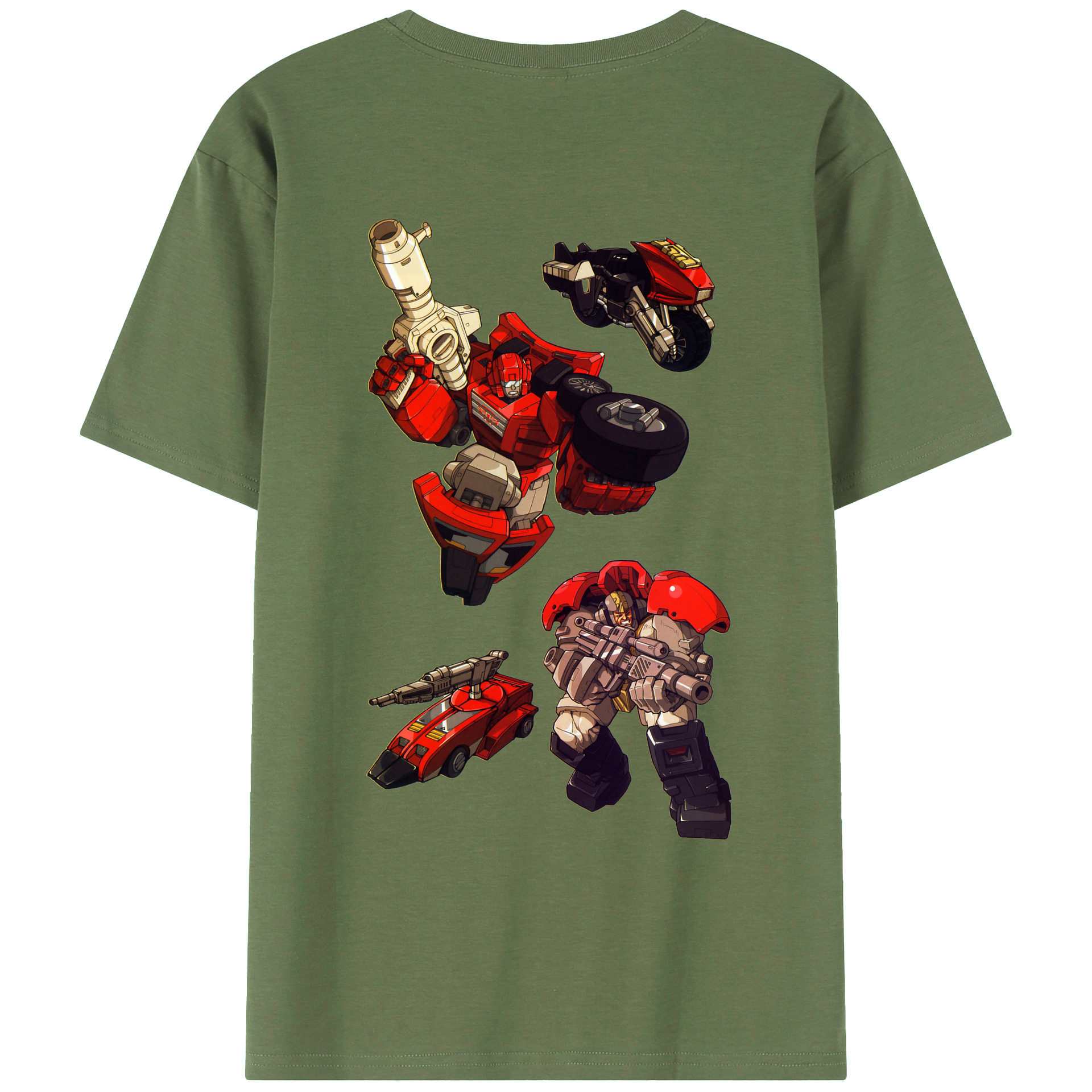 （画像用）  綿100％ メンズ半袖Tシャツ（バックプリント） 通気性